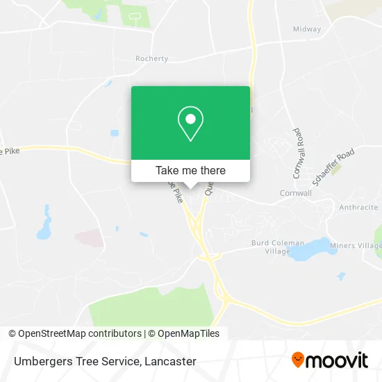 Umbergers Tree Service map