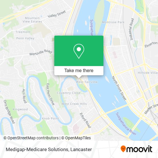 Medigap-Medicare Solutions map