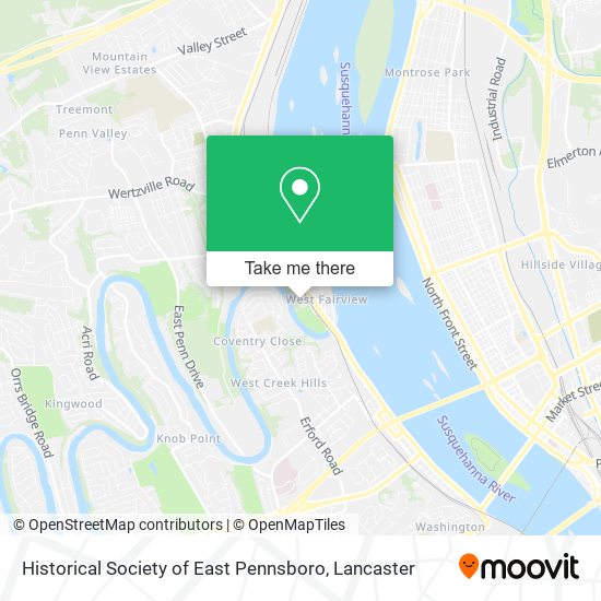 Historical Society of East Pennsboro map