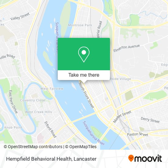 Hempfield Behavioral Health map