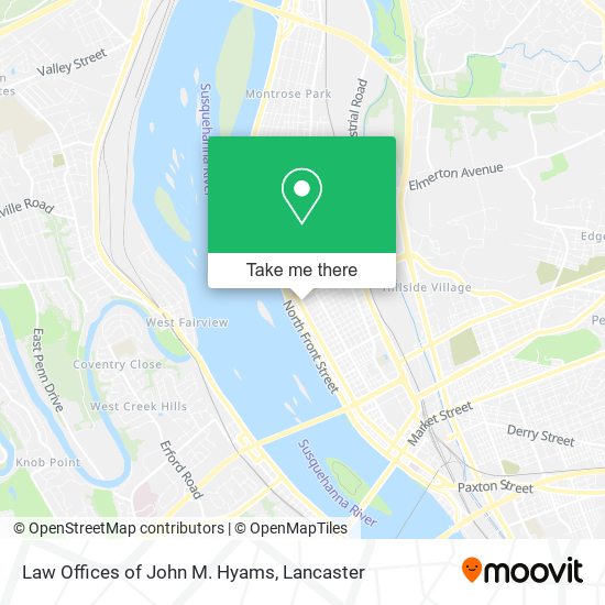Mapa de Law Offices of John M. Hyams