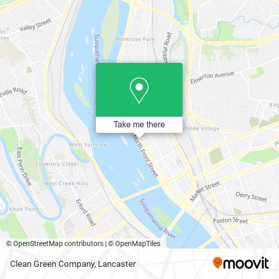Clean Green Company map