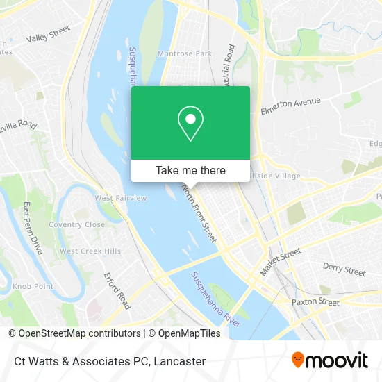 Ct Watts & Associates PC map