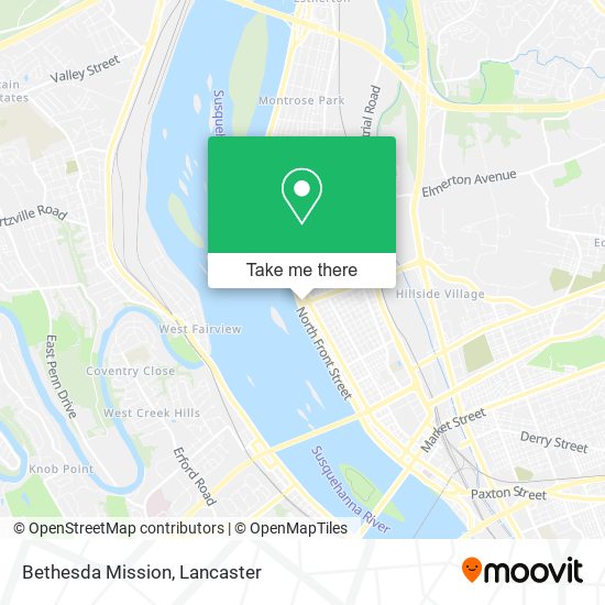 Bethesda Mission map