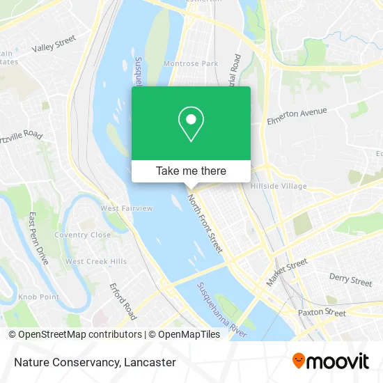 Nature Conservancy map