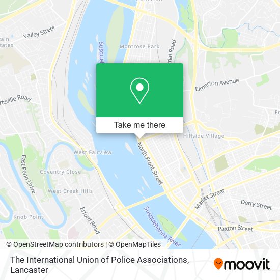 Mapa de The International Union of Police Associations
