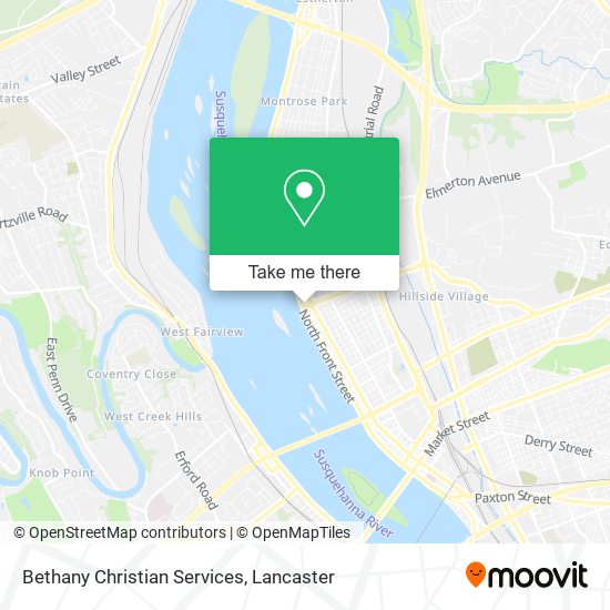 Bethany Christian Services map
