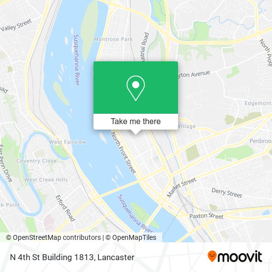 N 4th St Building 1813 map