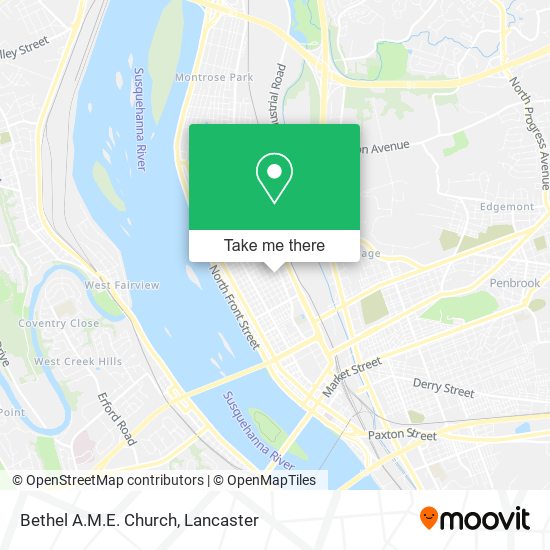 Bethel A.M.E. Church map