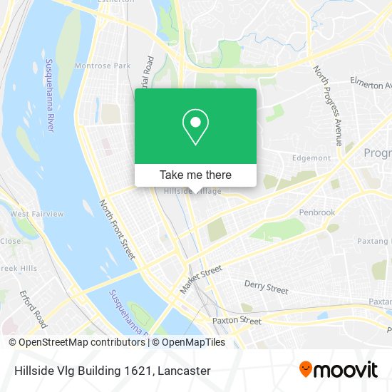 Hillside Vlg Building 1621 map