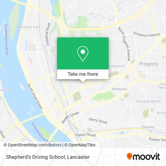 Mapa de Shepherd's Driving School