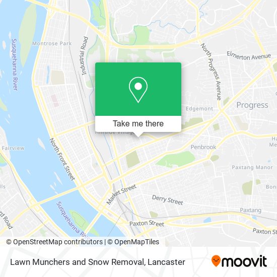 Lawn Munchers and Snow Removal map
