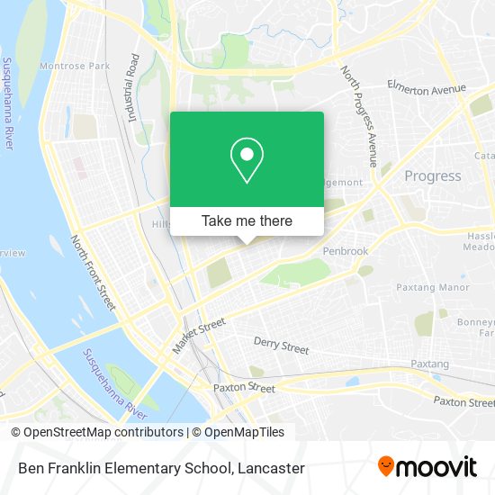 Mapa de Ben Franklin Elementary School