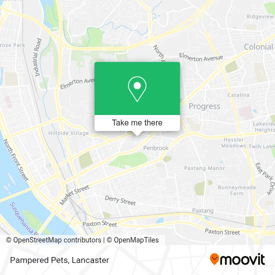 Pampered Pets map