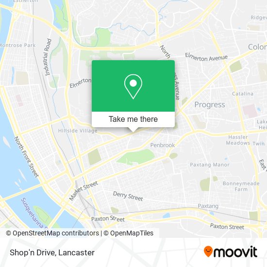 Mapa de Shop'n Drive