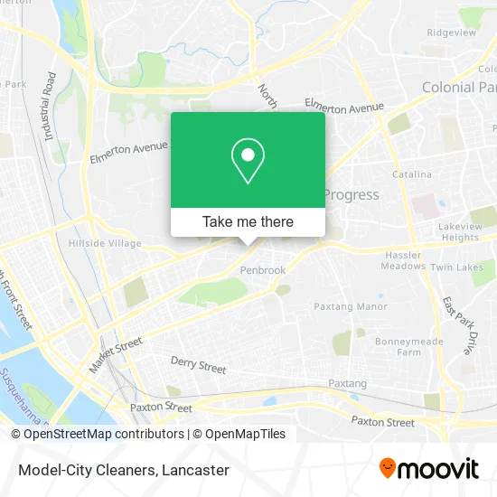 Model-City Cleaners map