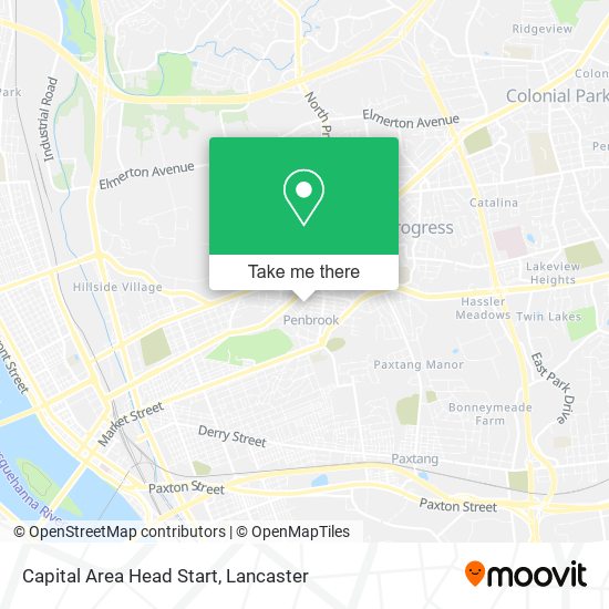 Capital Area Head Start map