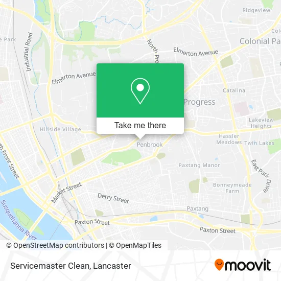 Servicemaster Clean map