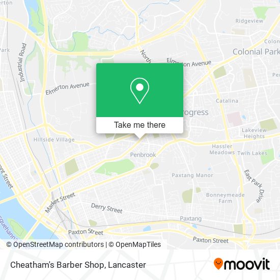Mapa de Cheatham's Barber Shop