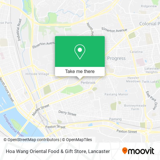 Hoa Wang Oriental Food & Gift Store map