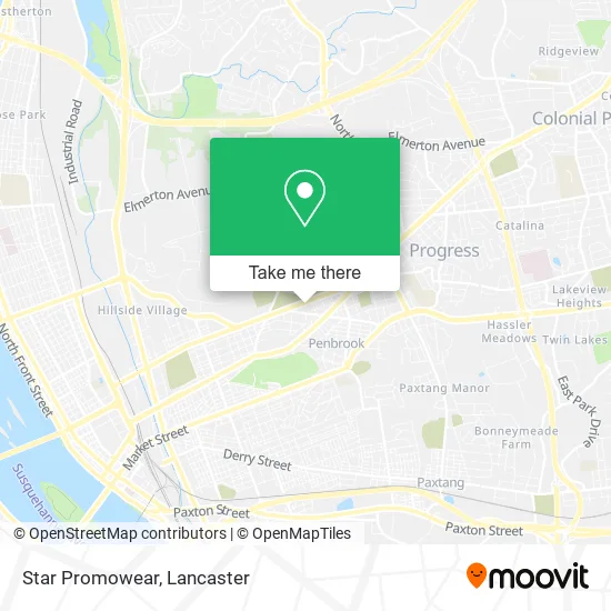 Star Promowear map