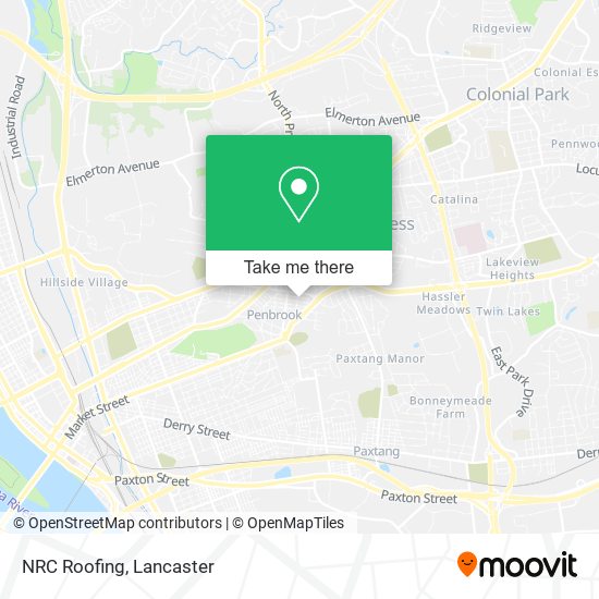 Mapa de NRC Roofing