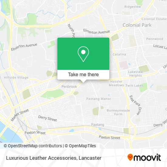 Luxurious Leather Accessories map