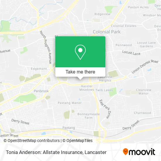 Tonia Anderson: Allstate Insurance map