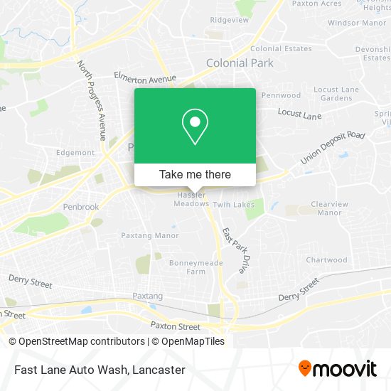 Fast Lane Auto Wash map
