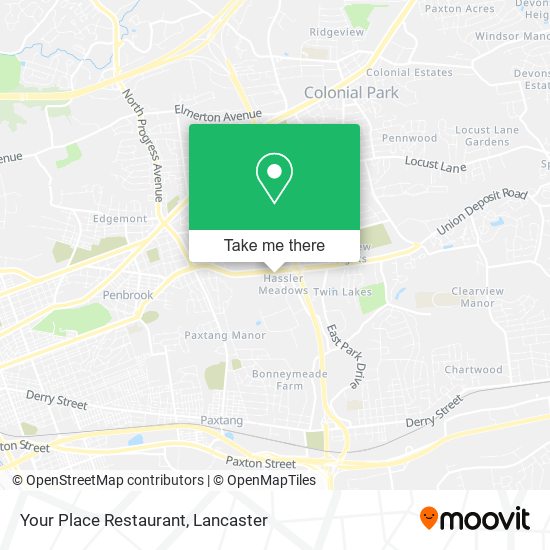 Your Place Restaurant map