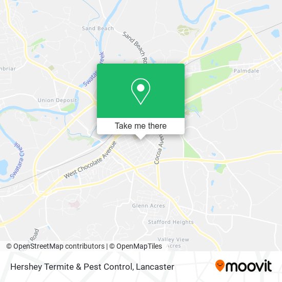 Hershey Termite & Pest Control map