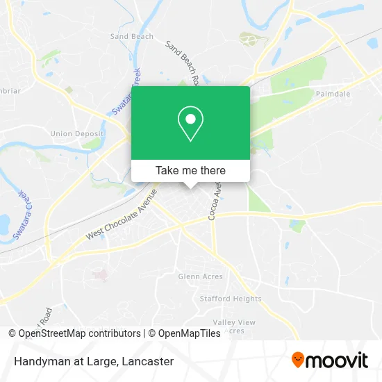 Handyman at Large map