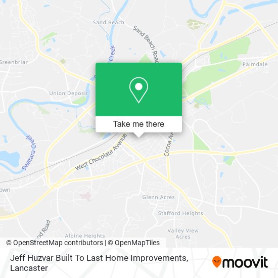 Mapa de Jeff Huzvar Built To Last Home Improvements