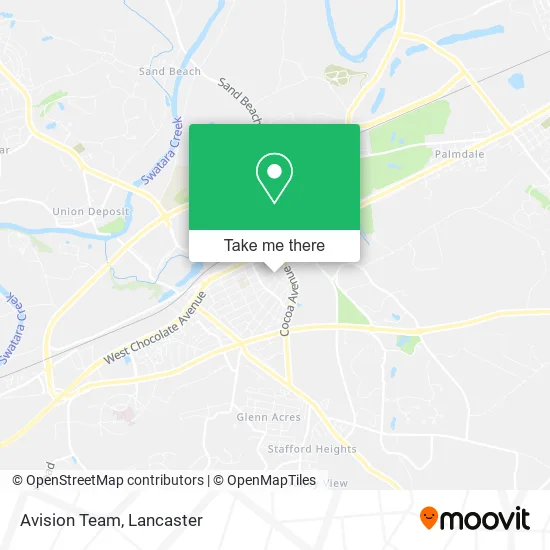 Avision Team map