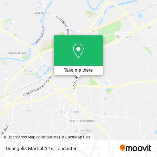 Deangelis Martial Arts map