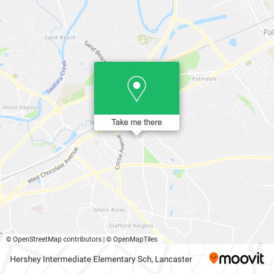 Hershey Intermediate Elementary Sch map