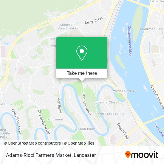 Adams-Ricci Farmers Market map