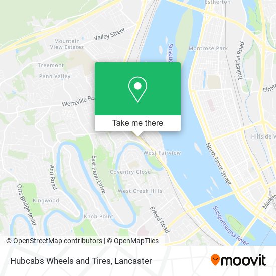 Hubcabs Wheels and Tires map