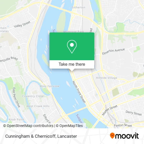 Cunningham & Chernicoff map