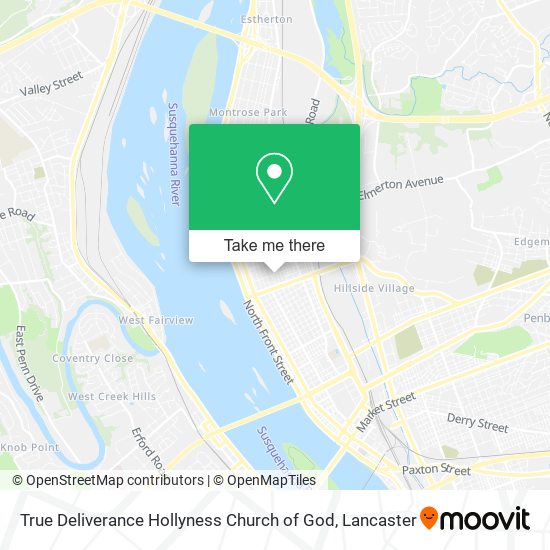 Mapa de True Deliverance Hollyness Church of God