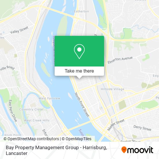 Bay Property Management Group - Harrisburg map