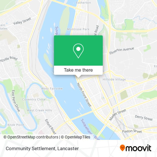 Community Settlement map