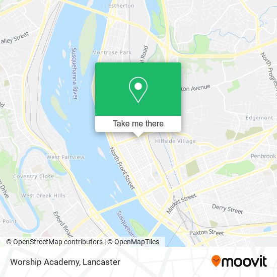 Mapa de Worship Academy