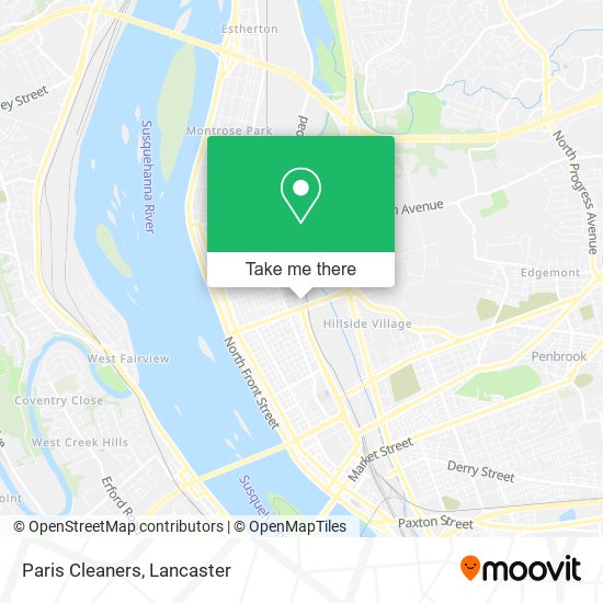 Mapa de Paris Cleaners