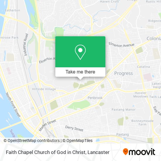 Faith Chapel Church of God in Christ map