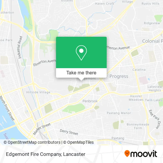 Edgemont Fire Company map