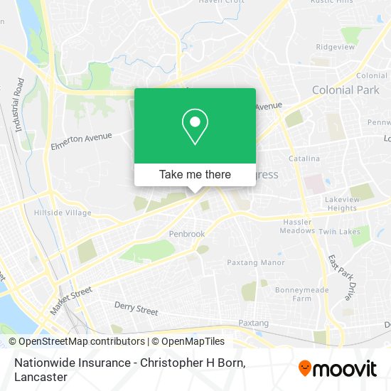 Nationwide Insurance - Christopher H Born map