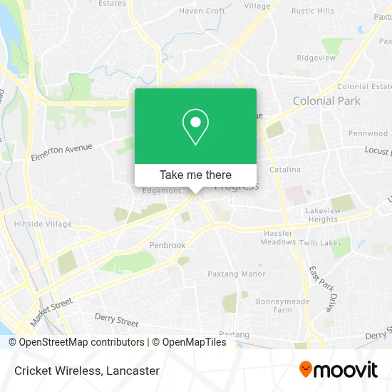 Cricket Wireless map