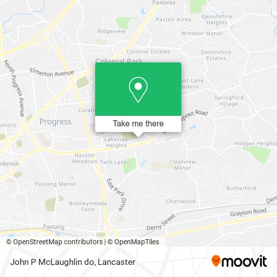 John P McLaughlin do map