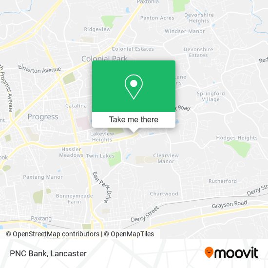 PNC Bank map